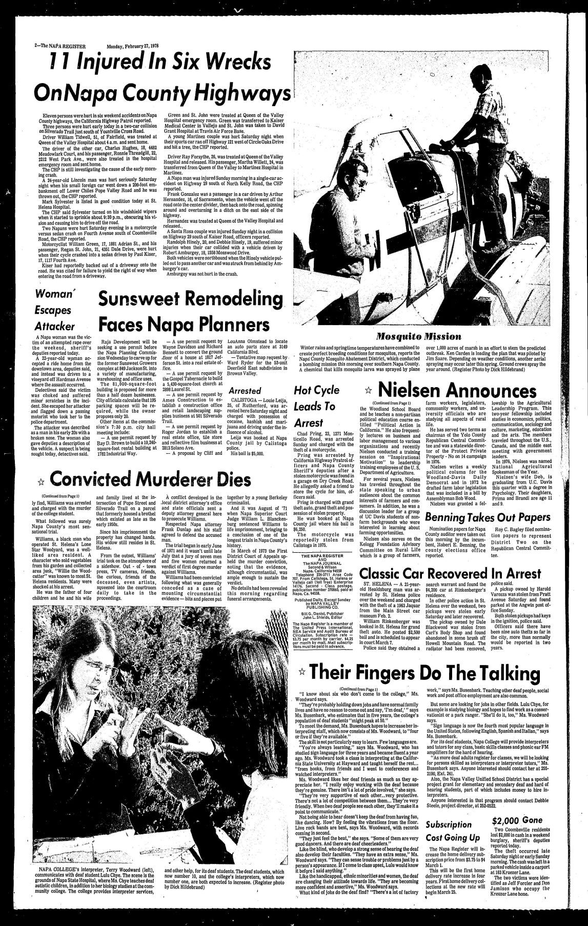 Willie the Woodcutter death reporting: 02/27/78 page 2